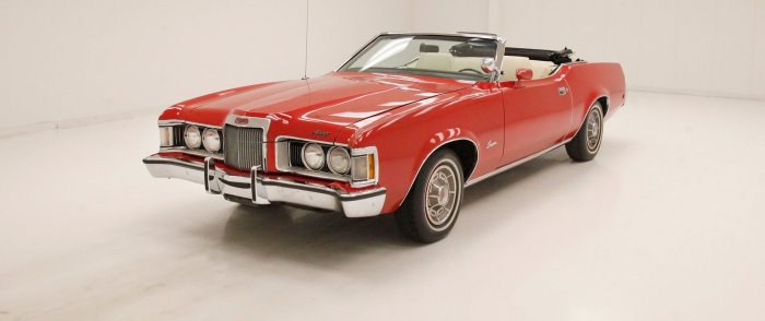 Cougar 1973 car mercury xr7 convertible california sale