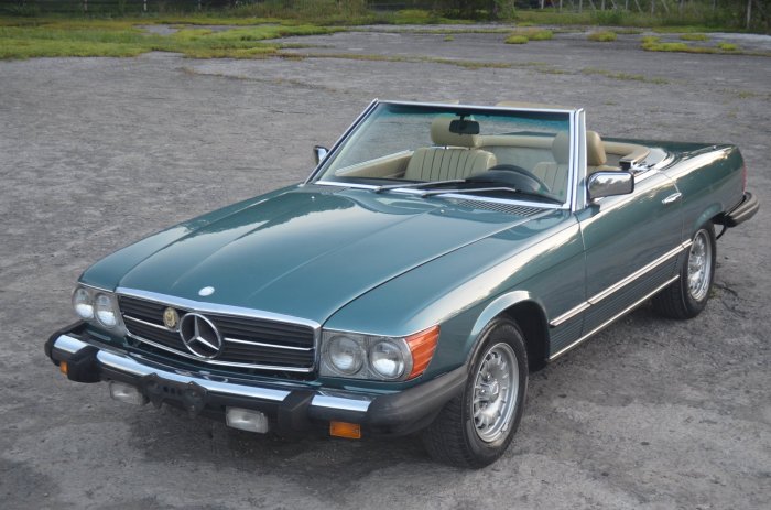 Mercedes sl benz 1984 class contact description details