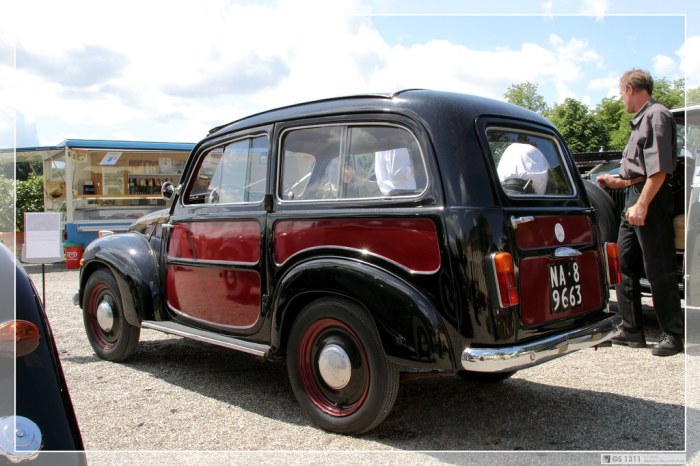 Topolino fiat saloon door restored reserve 1949