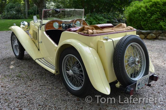 Tickford mg ta drophead coupe 1938 midget sammons rm sotheby auctions amelia island