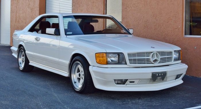 1985 500sec amg mercede straman series