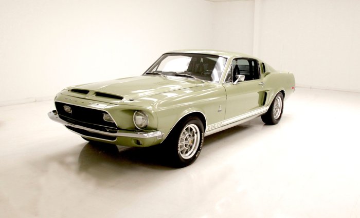 Mustang gt500 ford shelby 1968 vintage gt cars speed top sold