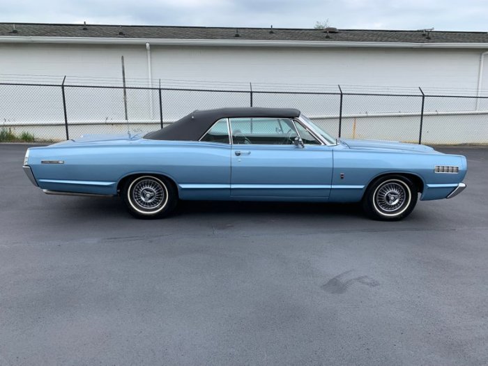 Mercury 1967 parklane convertible factory brake cylinder fm exterior lines radio window master glass interior am blue top gaa ended