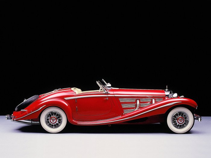 Mercedes roadster 500k 1936 original wallup