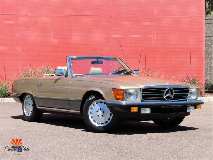 Mercedes sl 1985 benz 380 red class signal roadster colors color car jaxsportscars convertible parchment sale cars gtcarlot 380sl saved