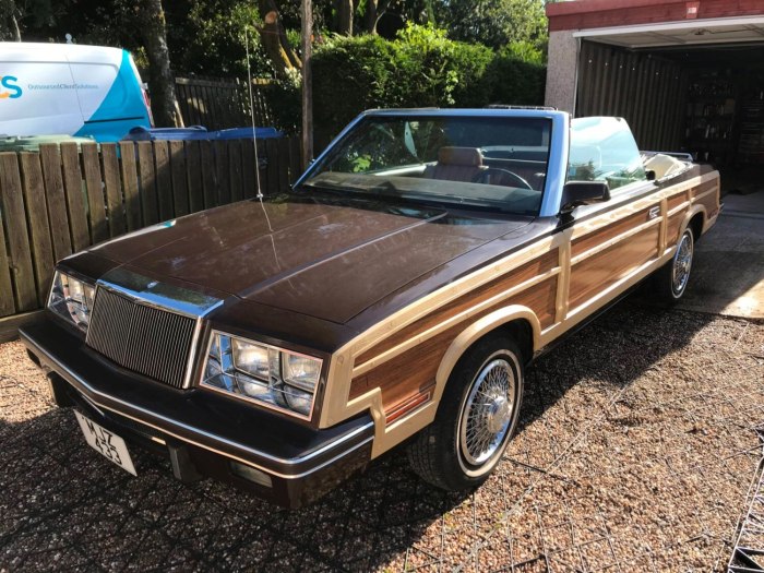 Lebaron chrysler 1983 convertible sale