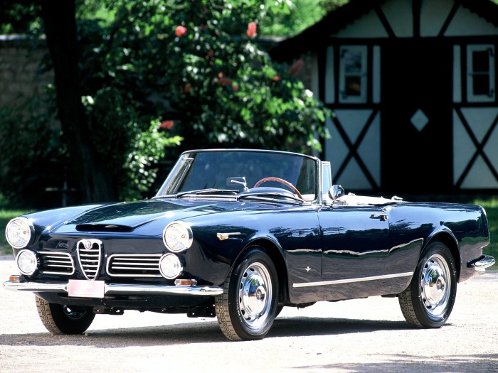 Romeo alfa 1955 spider giulietta series momentcar 1959 car