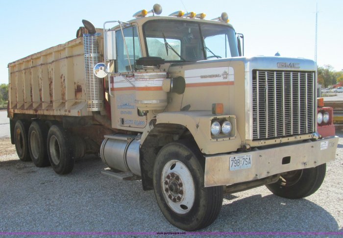 Gmc general dump truck 1978 buysellsearch trucks sale