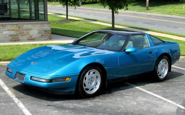 Corvette 1992 c4 chevrolet specs specifications engine coupe options vin performance rear