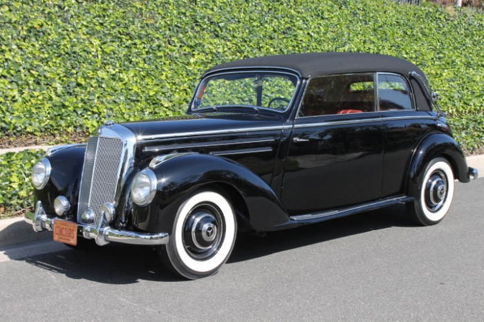 Cabriolet benz 220b 1952 mercedes financing easy