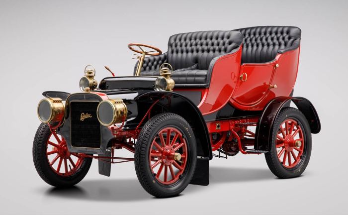 Cadillac 1906 runabout tonneau rm hershey