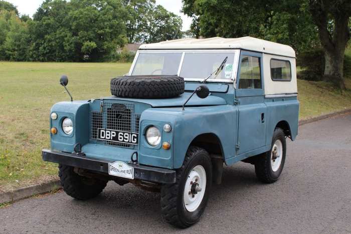 1969 Land Rover Series IIA: A Rugged Icon of the 60s