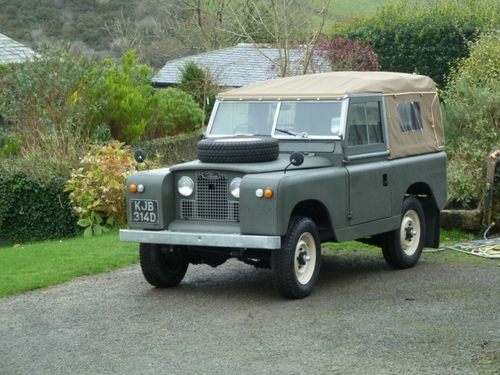 Rover land 1966 series ii cornwall iia delivered 2a kjb 314d previous momentcar