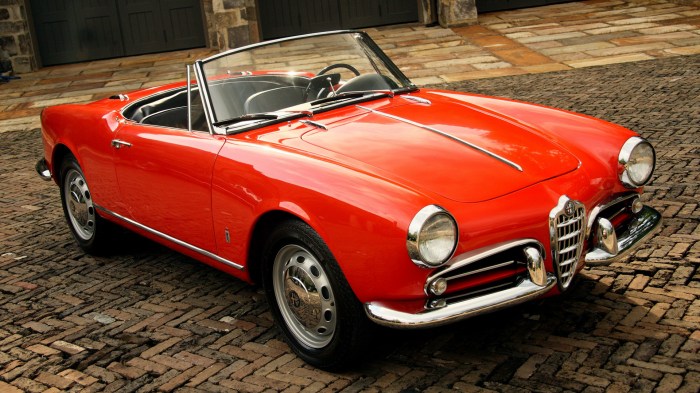 Giulietta alfa romeo spider 1958