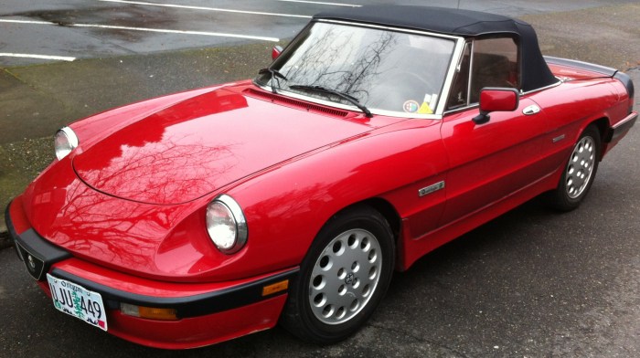 1986 Alfa Romeo Spider Quadrifoglio