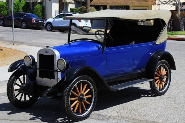 1925 chevrolet superior touring convertible cyl miles blue