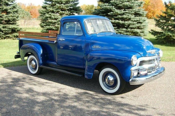 1954 3100 chevrolet pickup hot rod len patti front mcentire