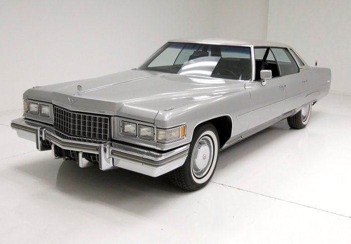 Cadillac 1976 coupe deville barn top v8 landau 500ci leather interior find classic sale