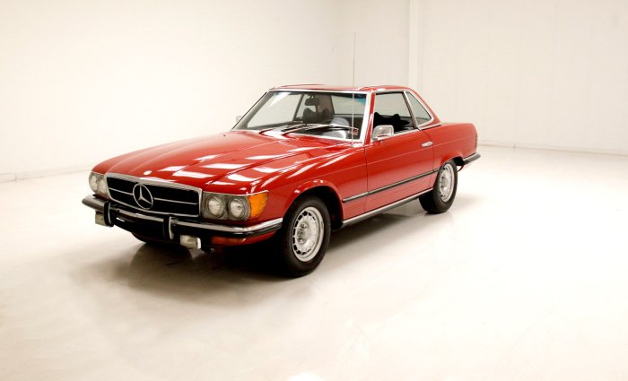 Mercedes 1973 450sl sl benz rdstr classic car