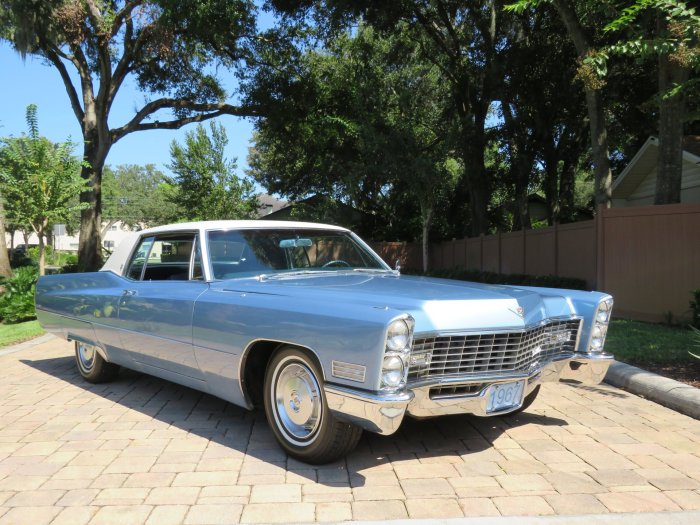 1967 deville cadillac coupe clean title