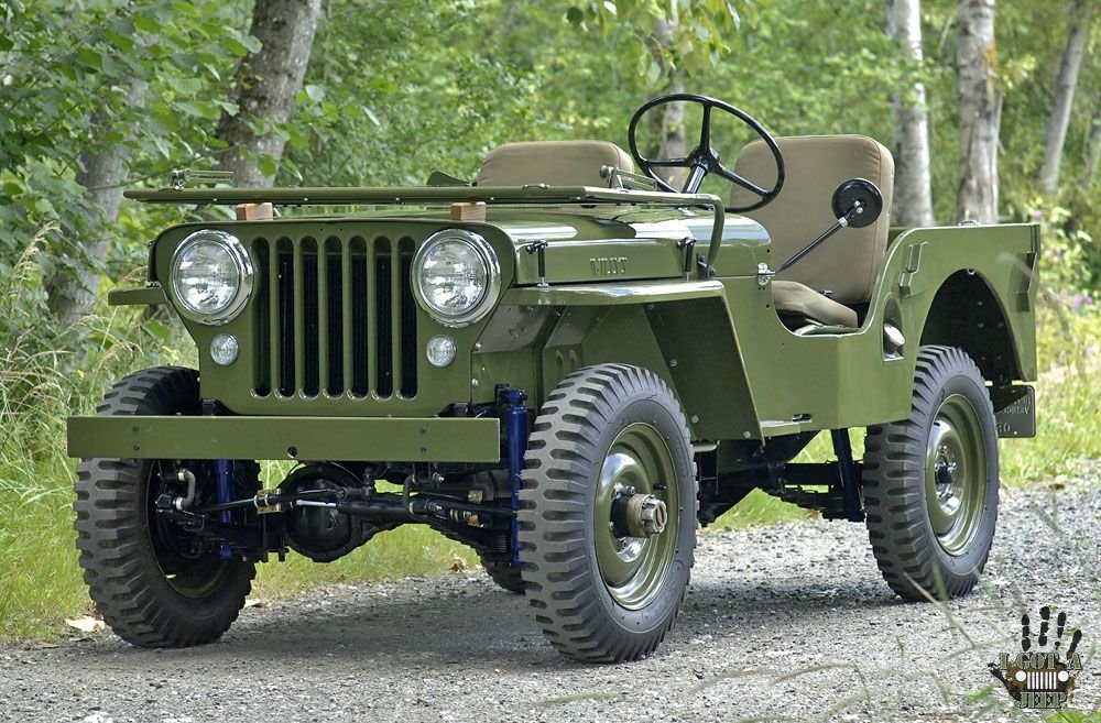 Jeep cj2a willys 1946 restored sale fully brand like