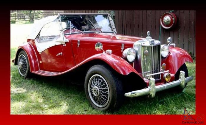 Mg car td kit replica 1952 roadster mgtd series sale model make type