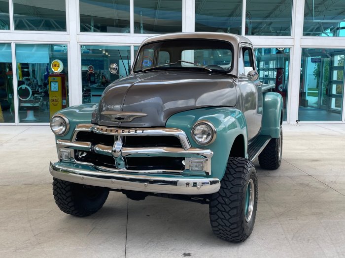 Pickup chevrolet 1954 trucks chevy truck 54 wallpapers gmc custom rod hot special old front rowdy rare edition cool plus