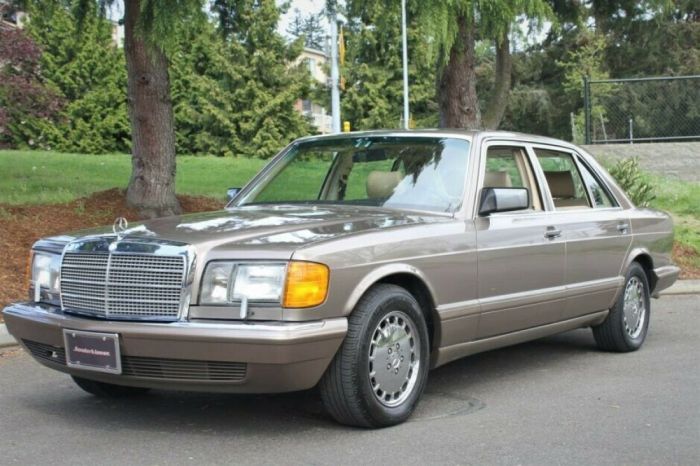 560sel benz sel 1990 cruiser exc reserve 56k