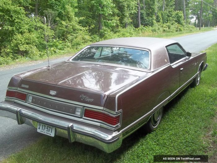 1978 Mercury Grand Marquis: A Classic American Luxury Car