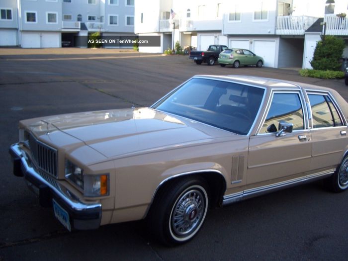 Marquis mercury 1984 grand door 0l sedan base cars 2040 momentcar wallingford connecticut states united