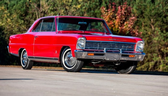 Nova 1966 super sport chevrolet red owner his original now car raced feis shows rear driver gets