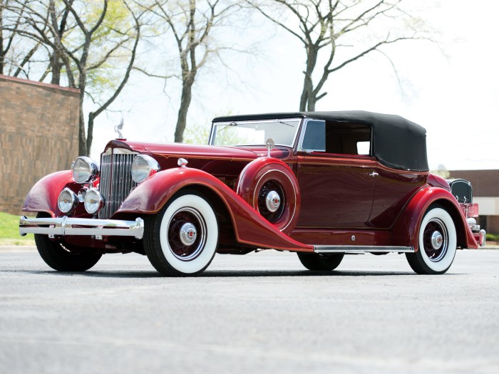 Packard 1934 cabriolet letocar automóvil