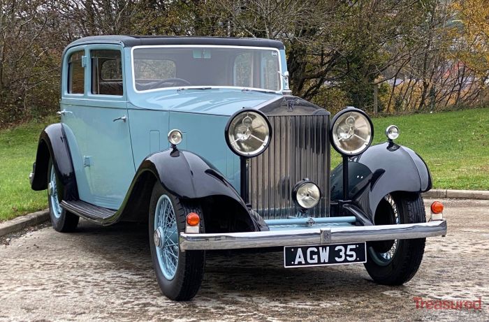 Saloon royce maberly thrupp 1933 gwynedd 4ys ll57 coed parc bethesda trade