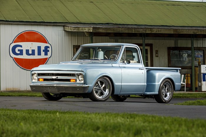 1967 c10 chevrolet truck pickup blue cars fast dealer info body