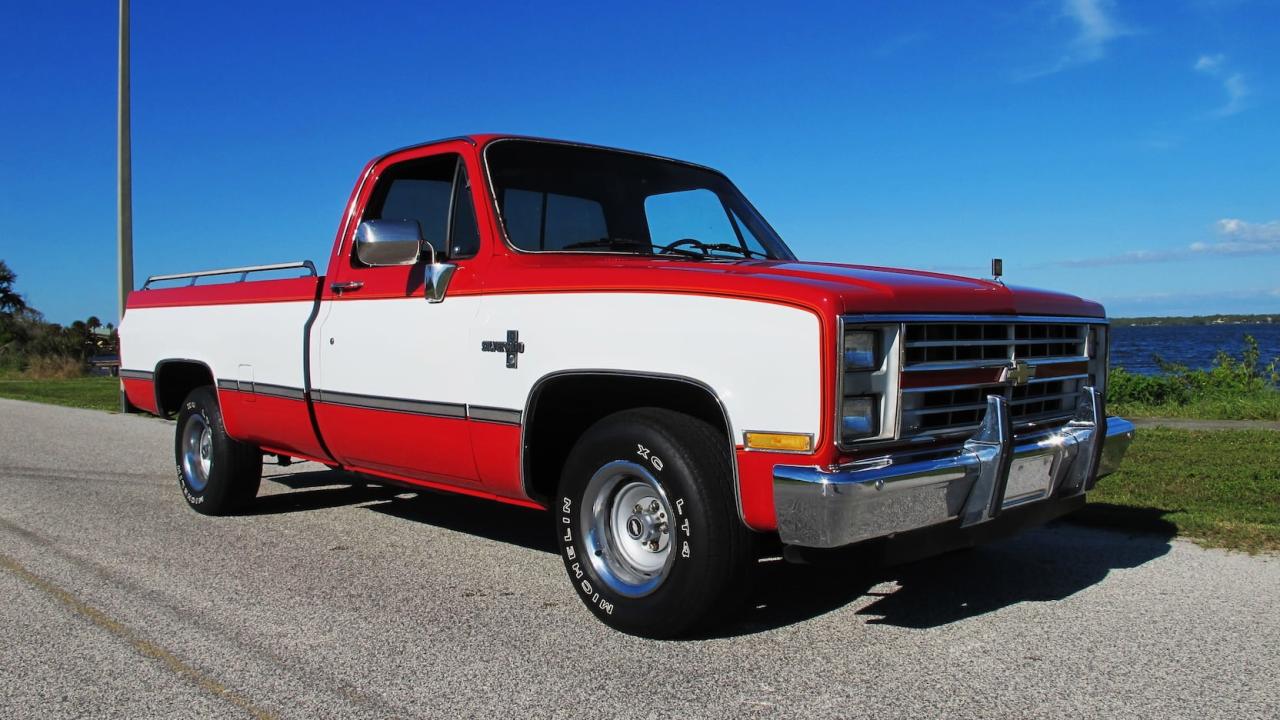 C10 1985 pickup chevrolet 85 truck white screen full fl0118