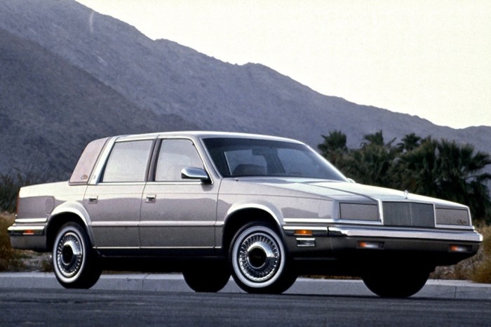 Chrysler 1989 yorker landau sedan sale excellent miles condition door low 0l isabella california lake states united