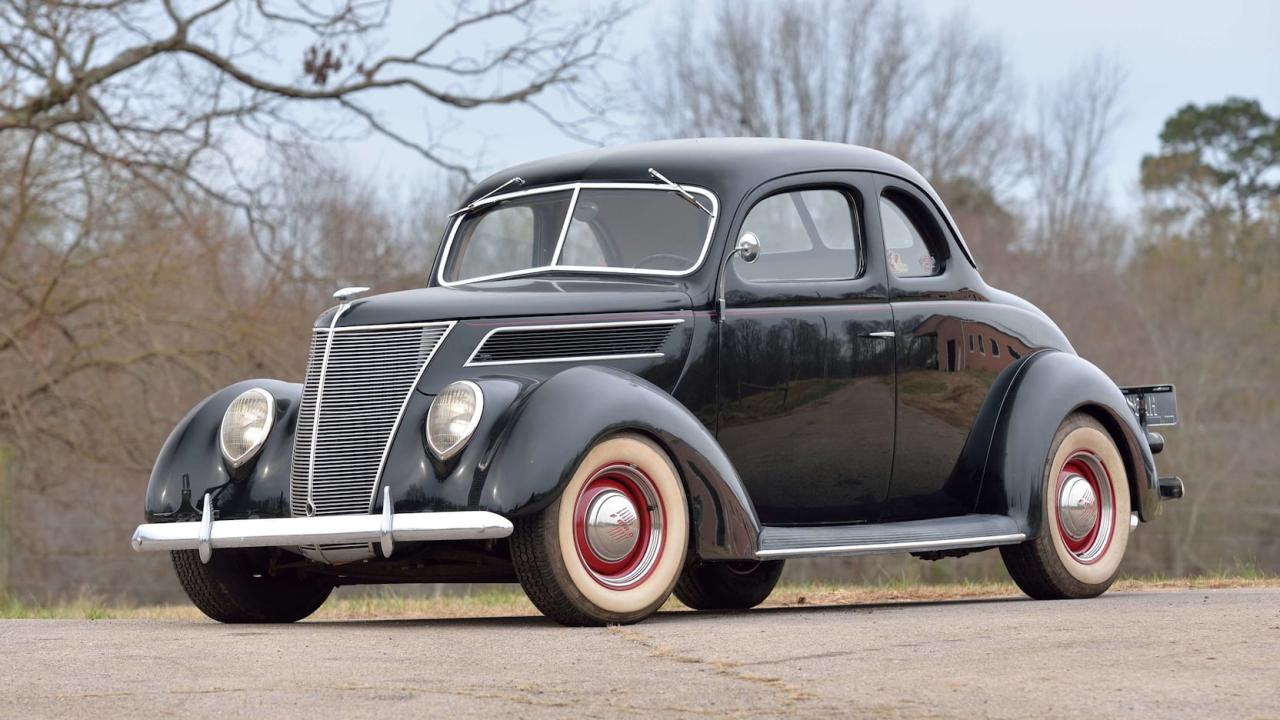 1937 ford slantback door steel body