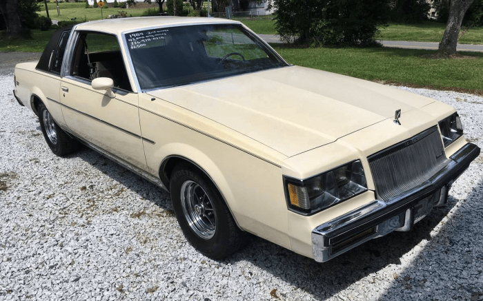 Buick 1984 regal maroon