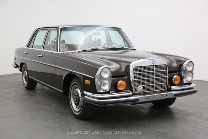 1973 280sel 280s w108 sel classicdigest