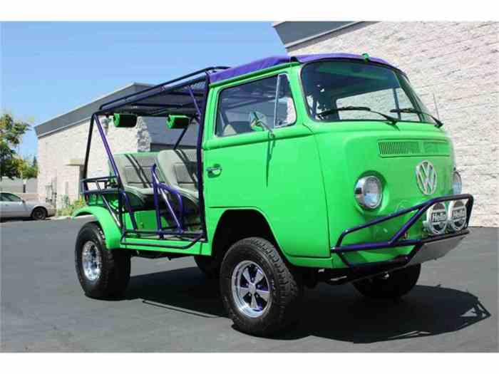 Bus 1972 vw split volkswagen transporter deluxe kombi doors window vanagon sale
