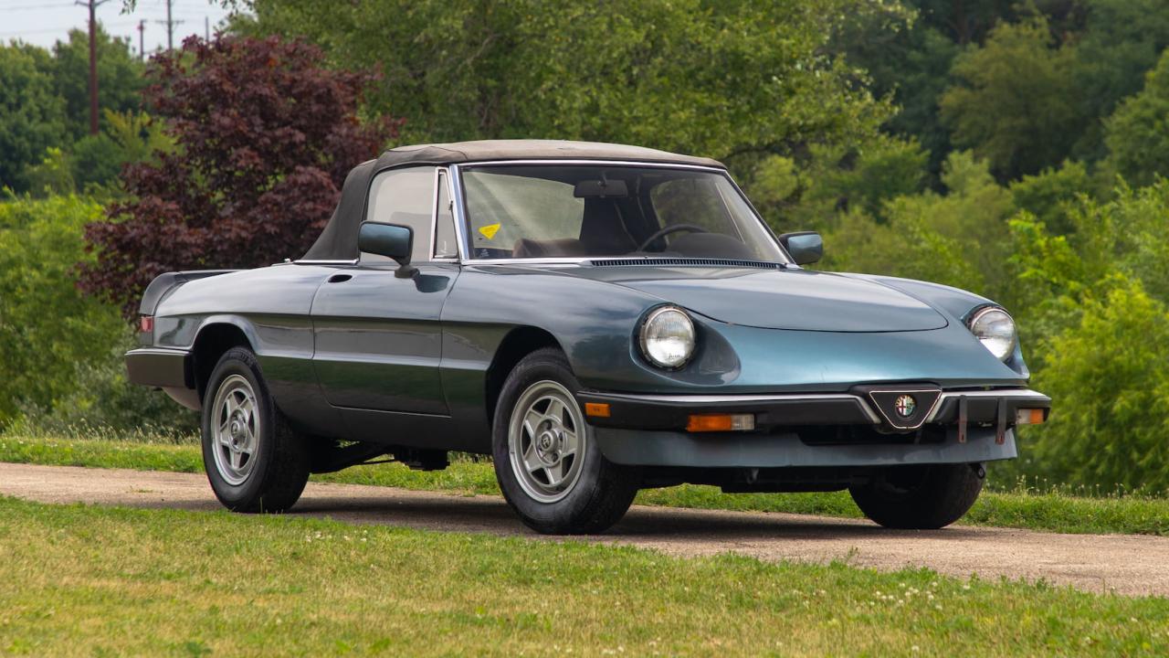 Alfa romeo spider 1989 veloce shot pm screen sale