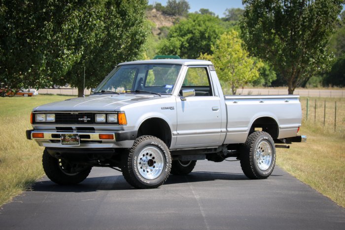 720 pickup datsun 1982 cab 55k tires miles wheels original