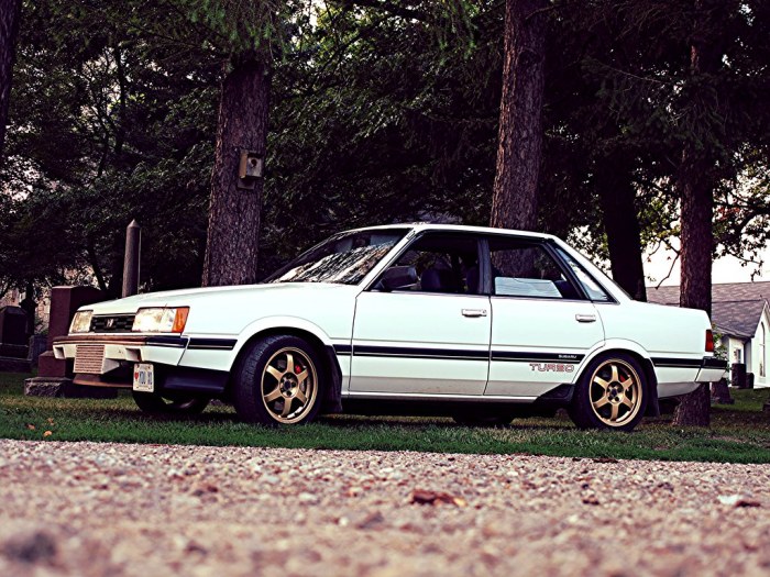 Subaru 1986 leone turbo sti rx