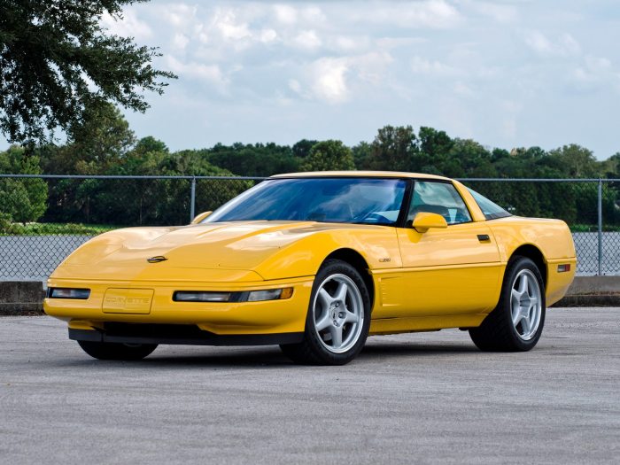 1991 corvette convertible chevrolet red screen sc0517 full