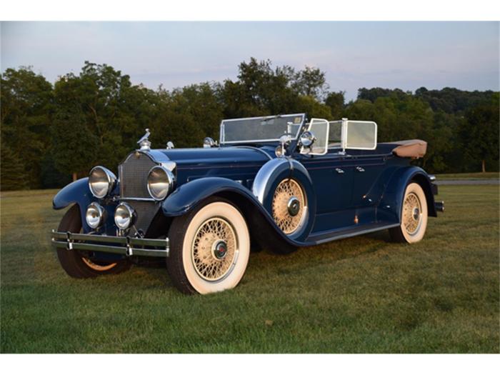 1929 packard convertible coupe front