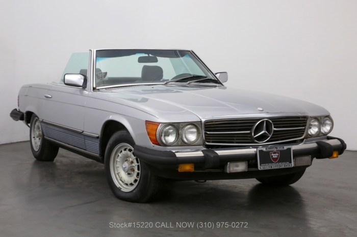 380sl 1984 benz mercedes andrew