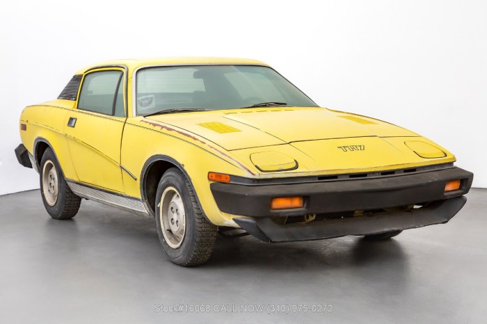 Tr7 triumph 1978 v8 richmonds white