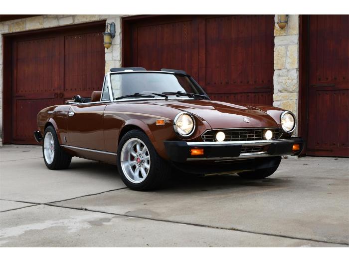Spider 1982 fiat sale spicewood texas tx cc classic car classiccars inspection financing insurance transport classiccarsbay