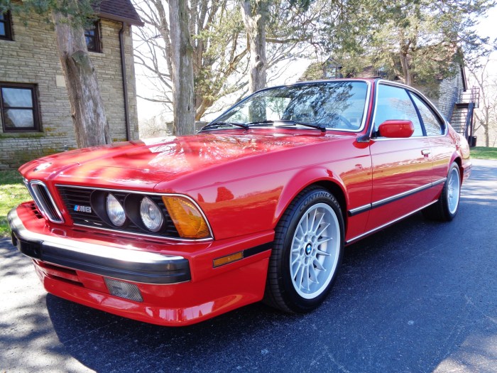 1988 BMW M6: A German Icon of Power and Luxury