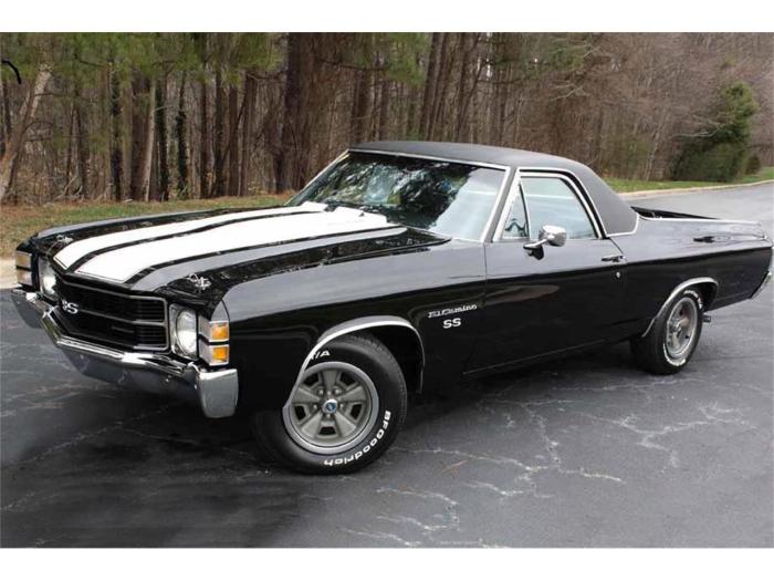 Camino el 1971 ss chevrolet tribute vehicle engine body cars gaa